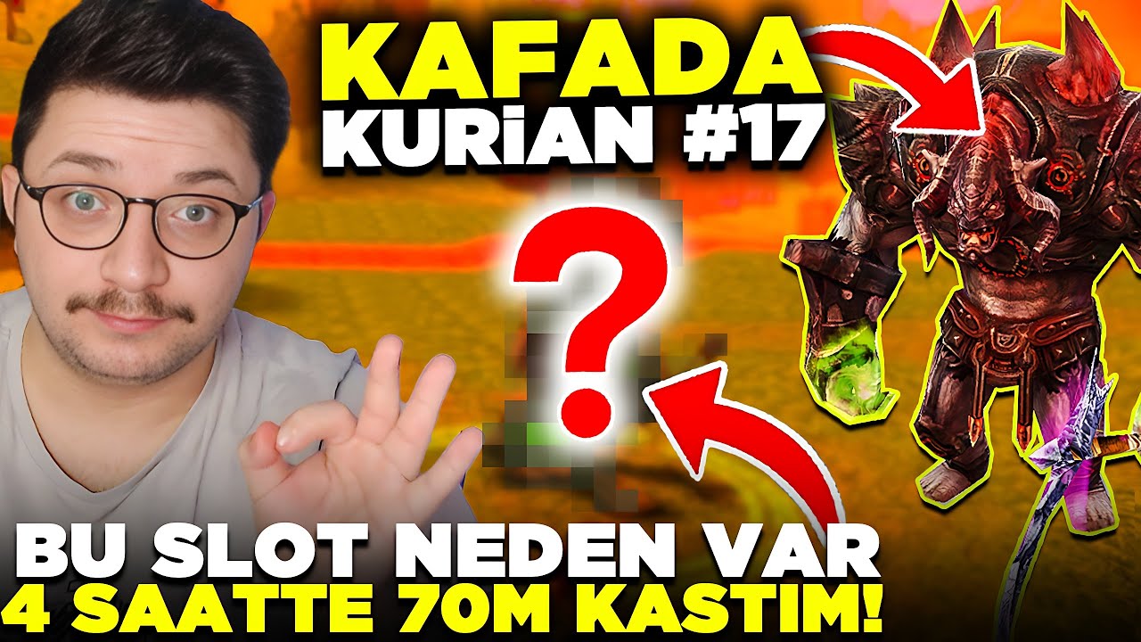 BU SLOT NEDEN VAR? 4 SAATTE 70M KASTIM! | KAFADA KURİAN #17 | Knight Online | FIFINE H6