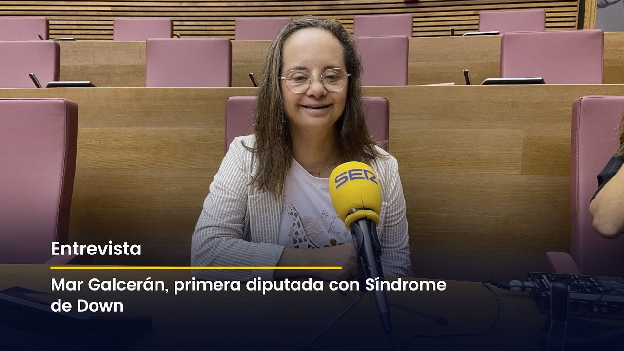 Mar Galcerán, primera diputada con síndrome de Down