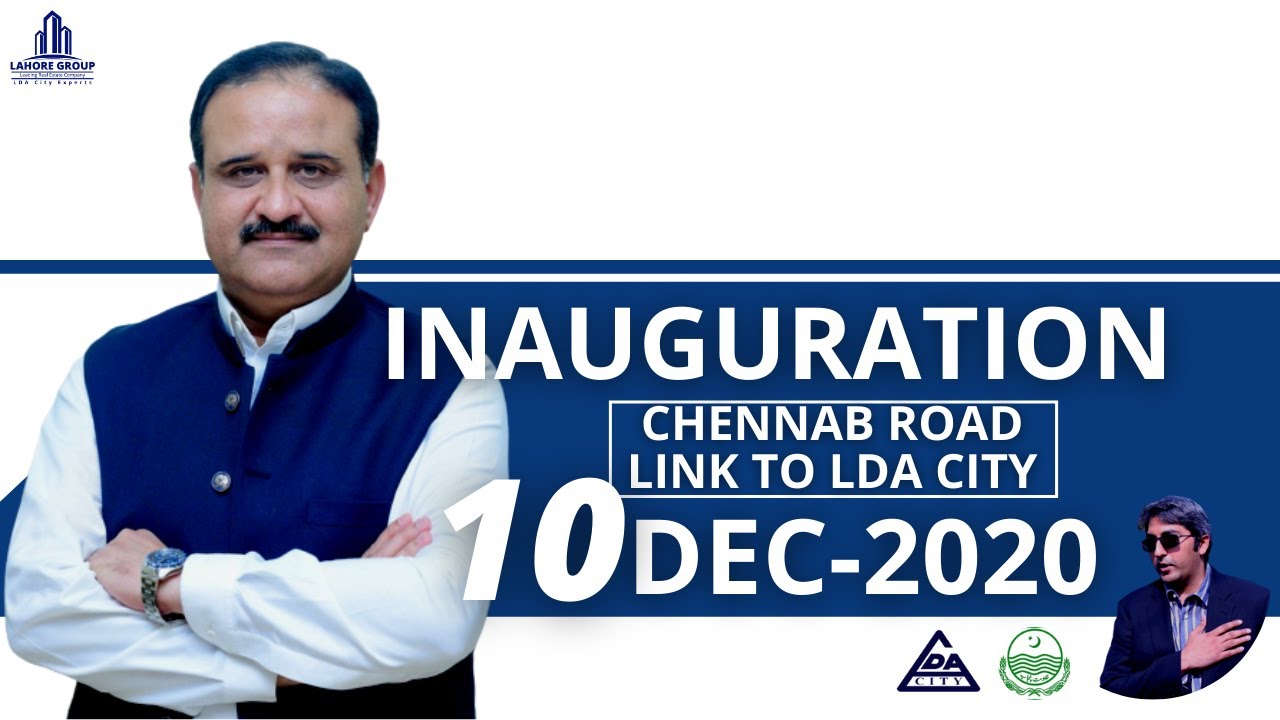 LDA City Phase-1 | Latest Updates Chenab Road | CM Usman Buzdar will Inaugurate on 9 Dec
