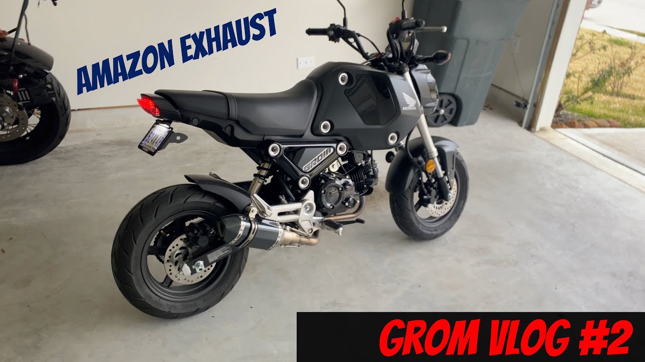 2022 Honda Grom - Amazon Exhaust 4K
