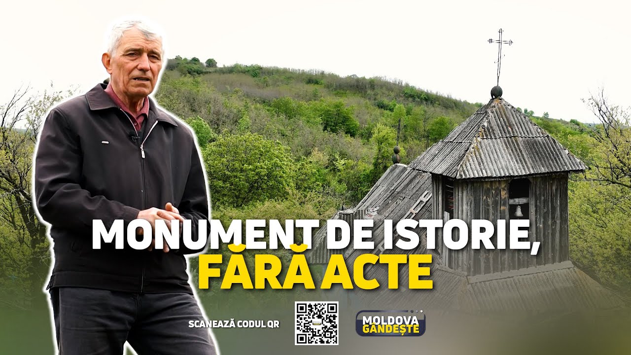 Biserică seculară, monument național, fără acte! Descoperă perla de lemn din Ciutești