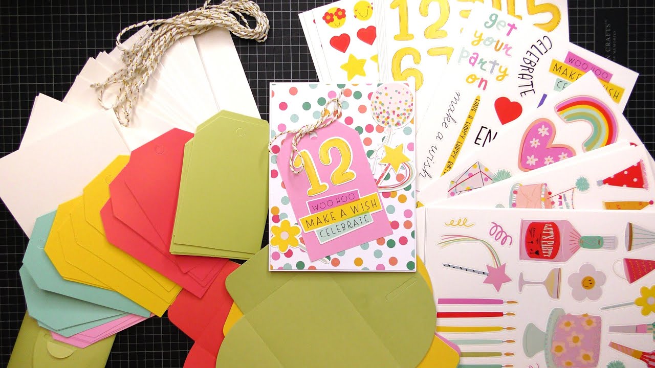 Diamond Press Scratch and Sniff Sticker, Tag & Card Kit Review Tutorial! So Cute & Quick!