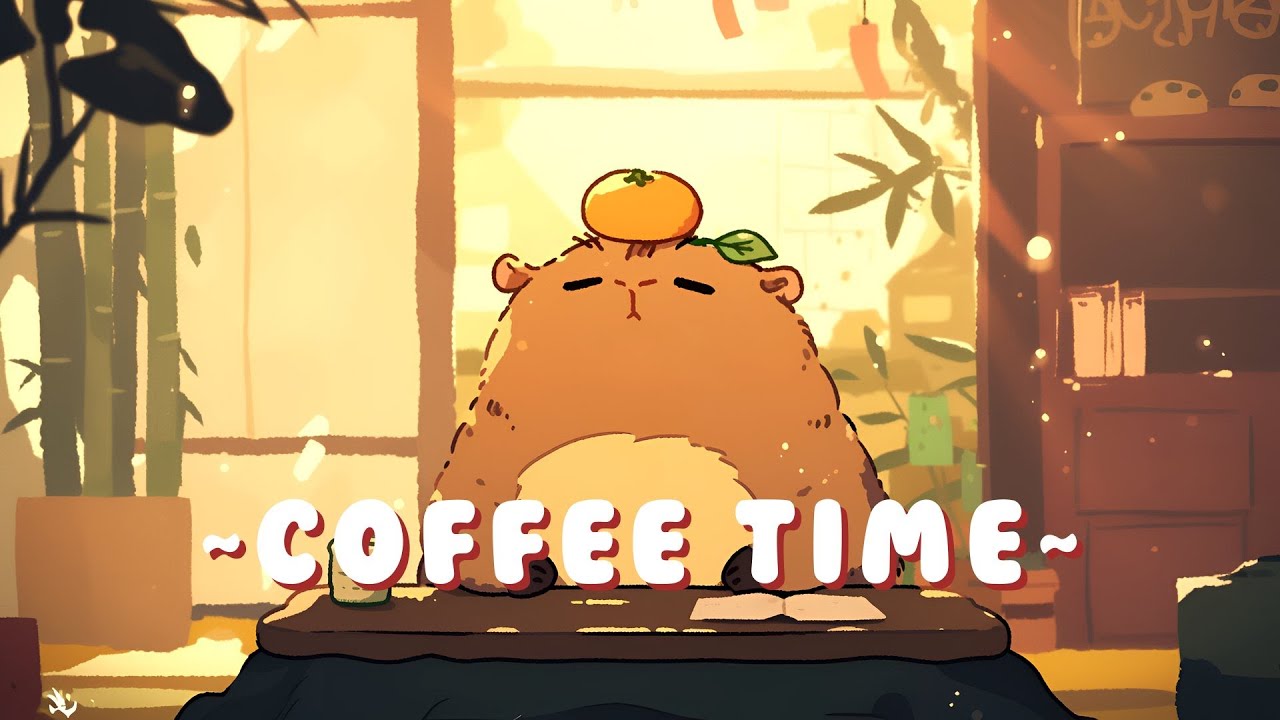 [1 Hour] Capybara Study Beats | Cozy Beats for Relaxation 🌸 ☕ | Study Aid