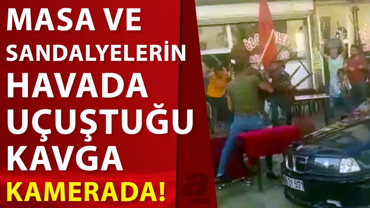 Iğdır'da husumetli grupların kavgasında masa ve sandalyeler havada uçuştu! | A Haber