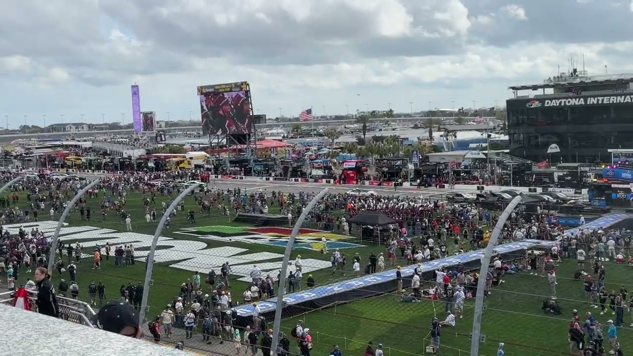 Daytona marching bands before the car racing starts. Thank you for watching guys.