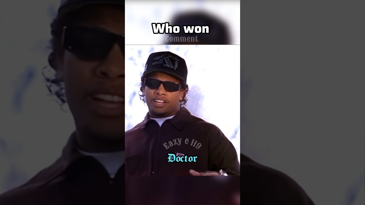 Eazy vs dr dre who won #eazye #rap #oldschoolrapparty #90swestcoasthiphop #hiphop #90shiphop