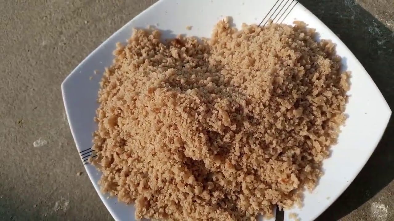 How to Make Easy Chiknao Food for Pigeons - Gola Kabootar ka Badam Ghee ka Chiknao - Karachi Pigeons