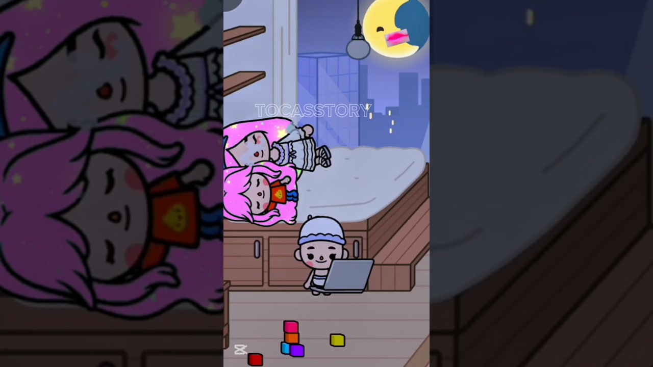 👻Naughty Ghost😱 #tocatoast #tocaboca #tocalifeworld #tocalife #shorts