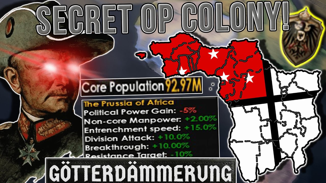 Secret OP Colony – Congo Forms Mittelafrika in Götterdämmerung | Hoi4