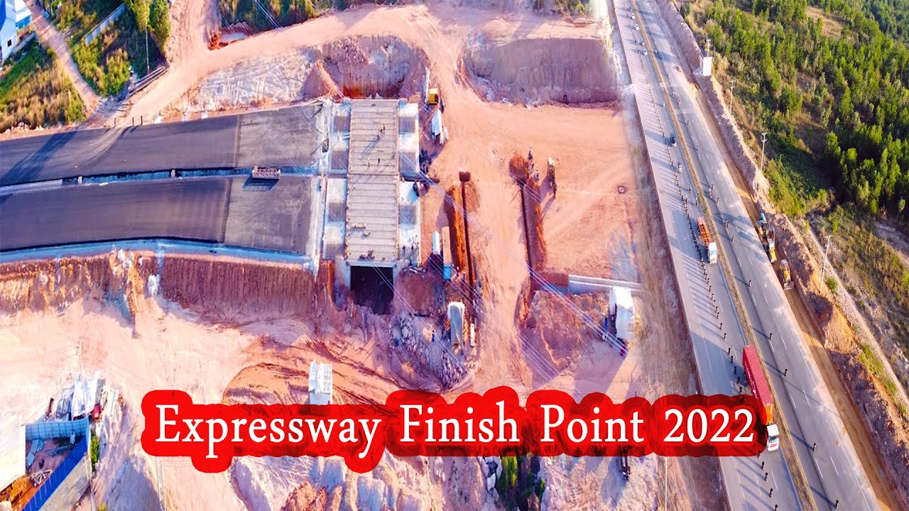 [4K] The finish point of Phnom Penh-Sihanoukville expressway