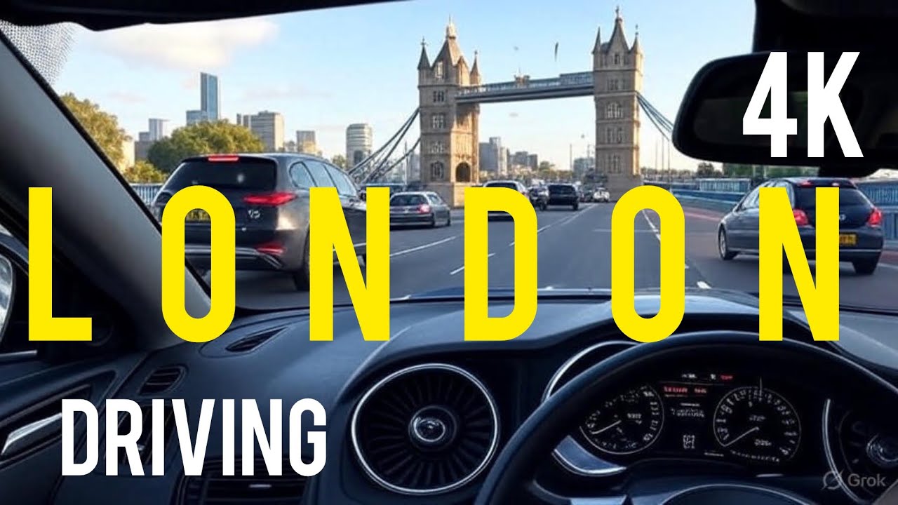 London by Car | Scenic 12-Hour Dashcam Drive Around the City