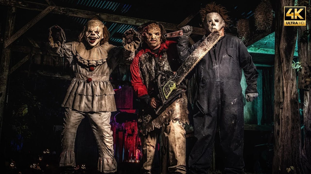 [4K] Scariest Haunted House in Sacramento, California 2023 Walking Tour |  Heartstoppers