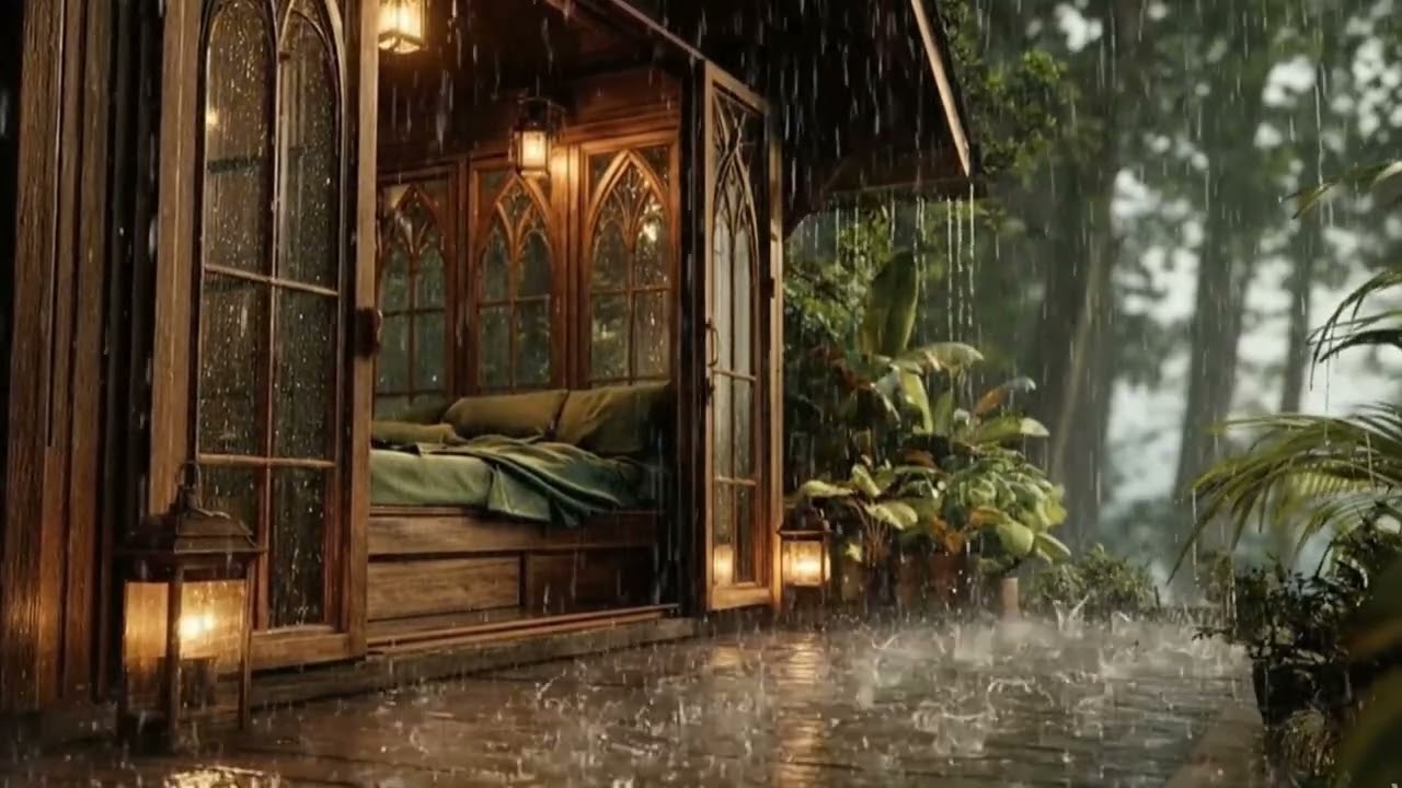 Heavy Rain Sounds for Sleeping, Studying, Relaxing