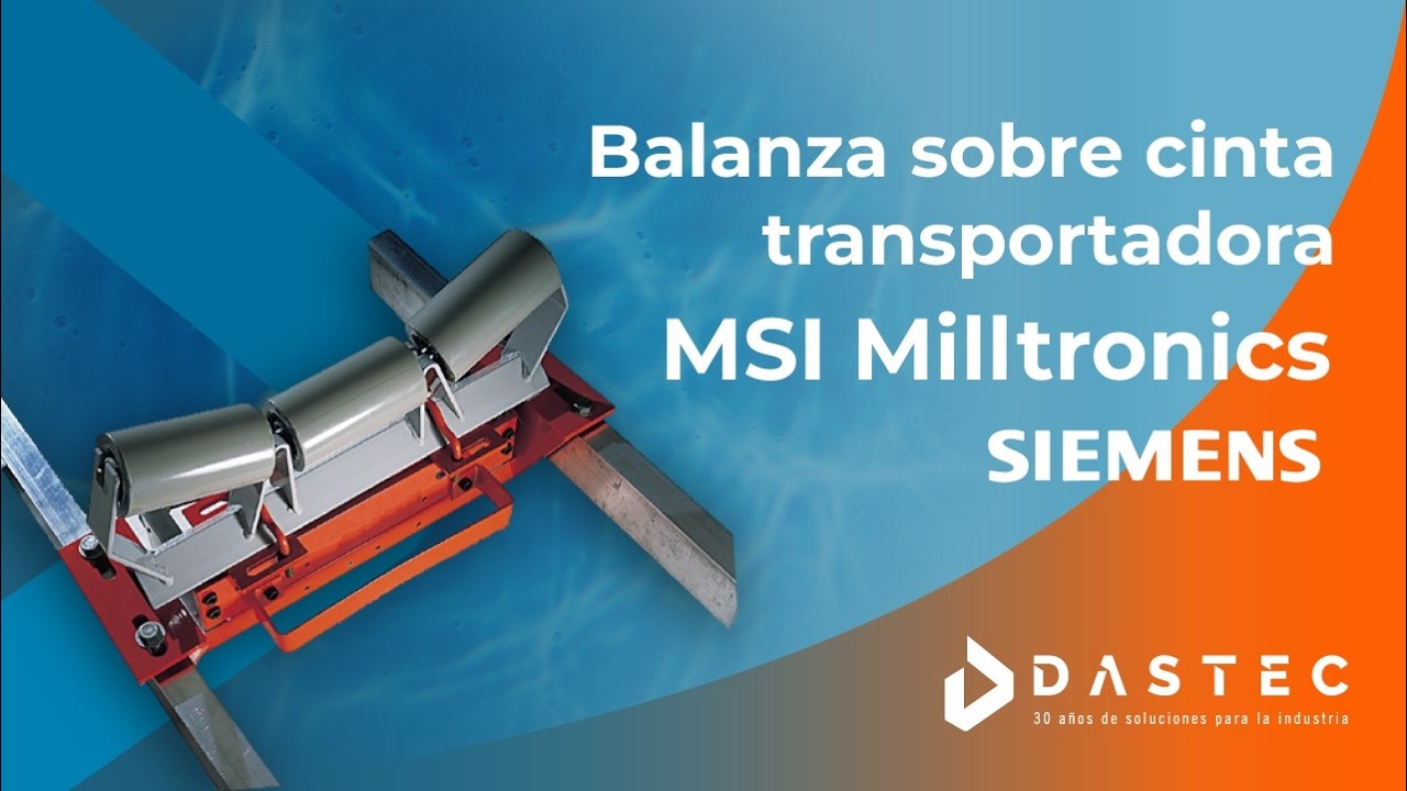 Balanzas para Cinta Transportadora | MSI Milltronics | Siemens.