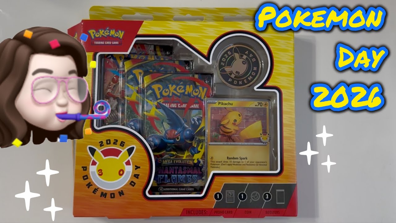 Распаковка коллекции Pokemon Day 2026 в день выхода Ascended Heroes ETB и мини-жестяной коробки 🥳