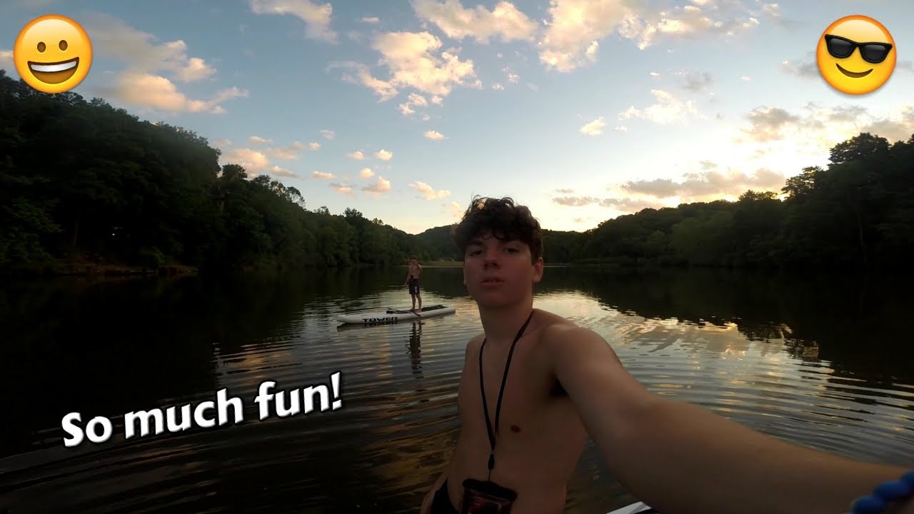 I WENT PADDLE BOARDING AT SUNSET (FT SEAN CAMPBELL)