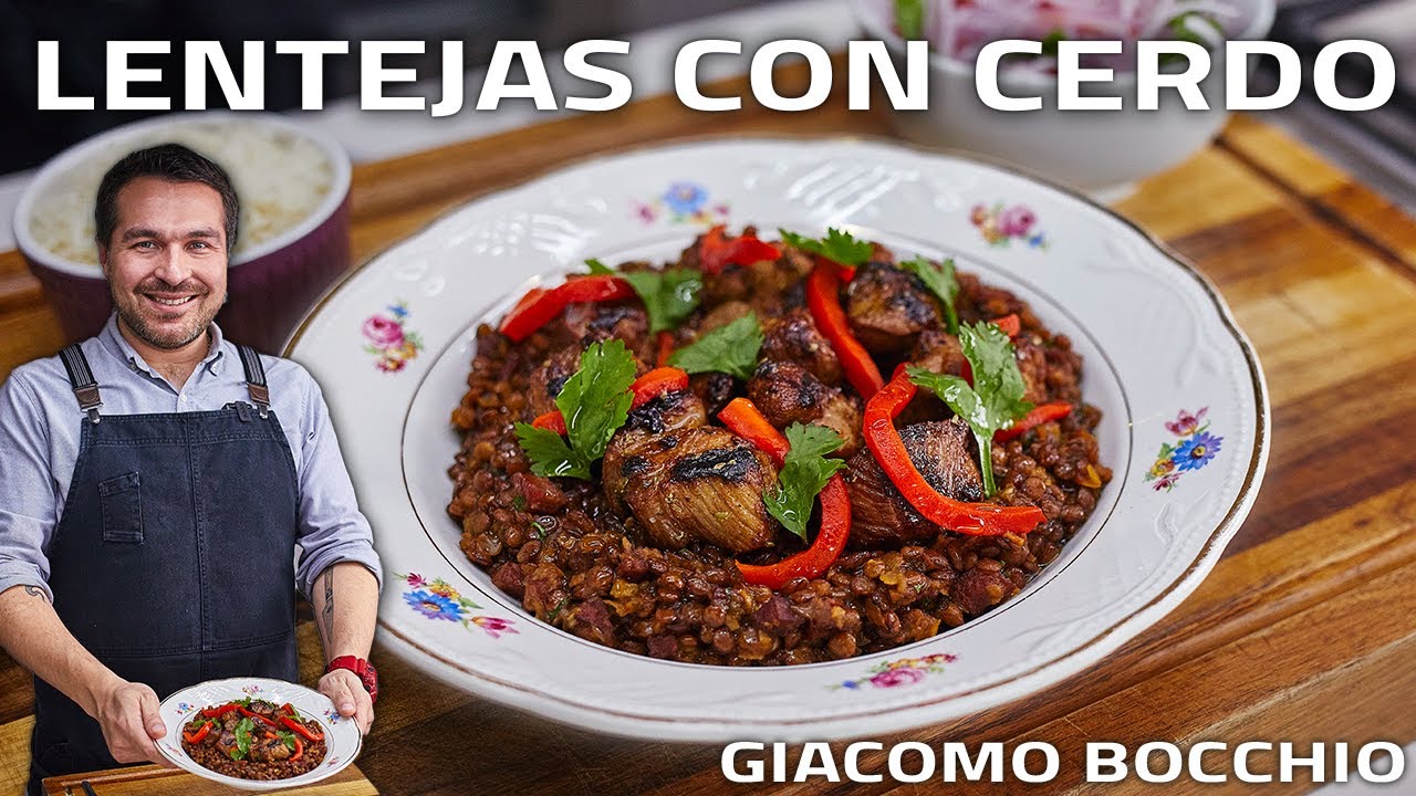 TE VOY A ENSEÑAR A PREPARAR LENTEJAS CON BONDIOLA DE CERDO | GIACOMO BOCCHIO