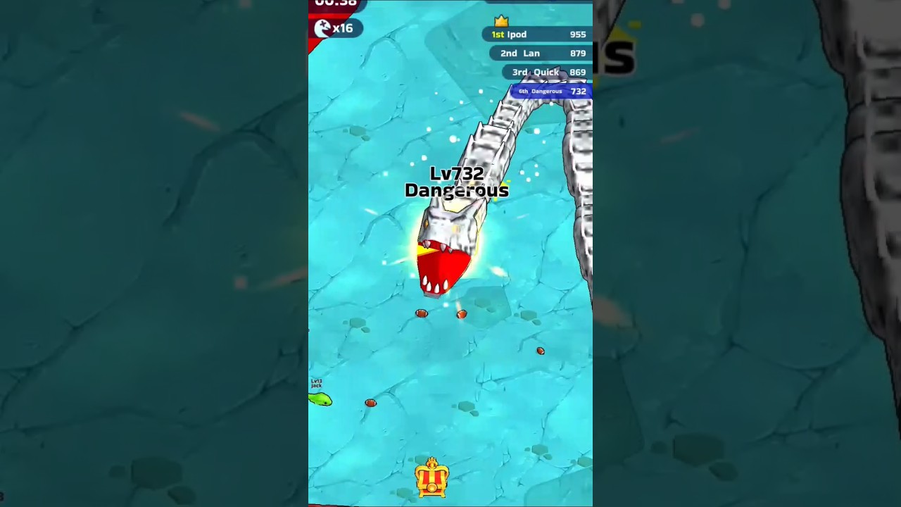 Snake Clash.io - How To Defeat Boss Lv.8000? | Snake Game Snake Battle 