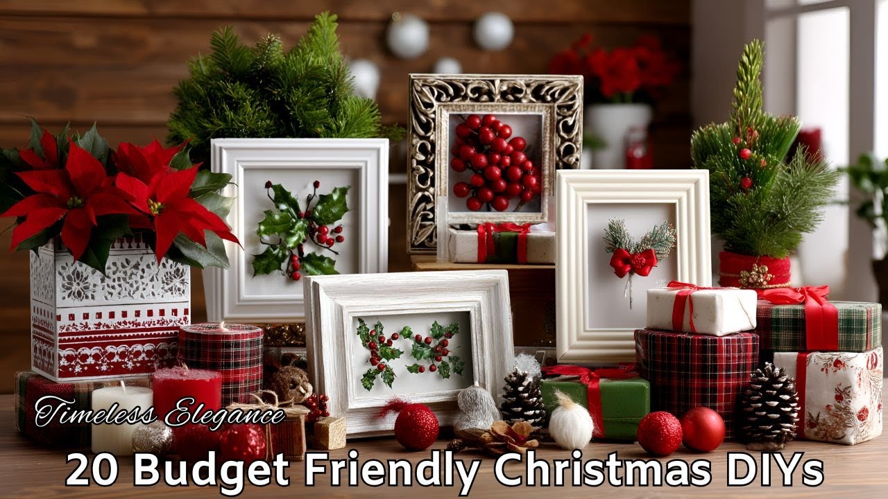 20 Budget Friendly Christmas 2025 DIYs 🎄 Simple Decoration Ideas That Look Luxurious