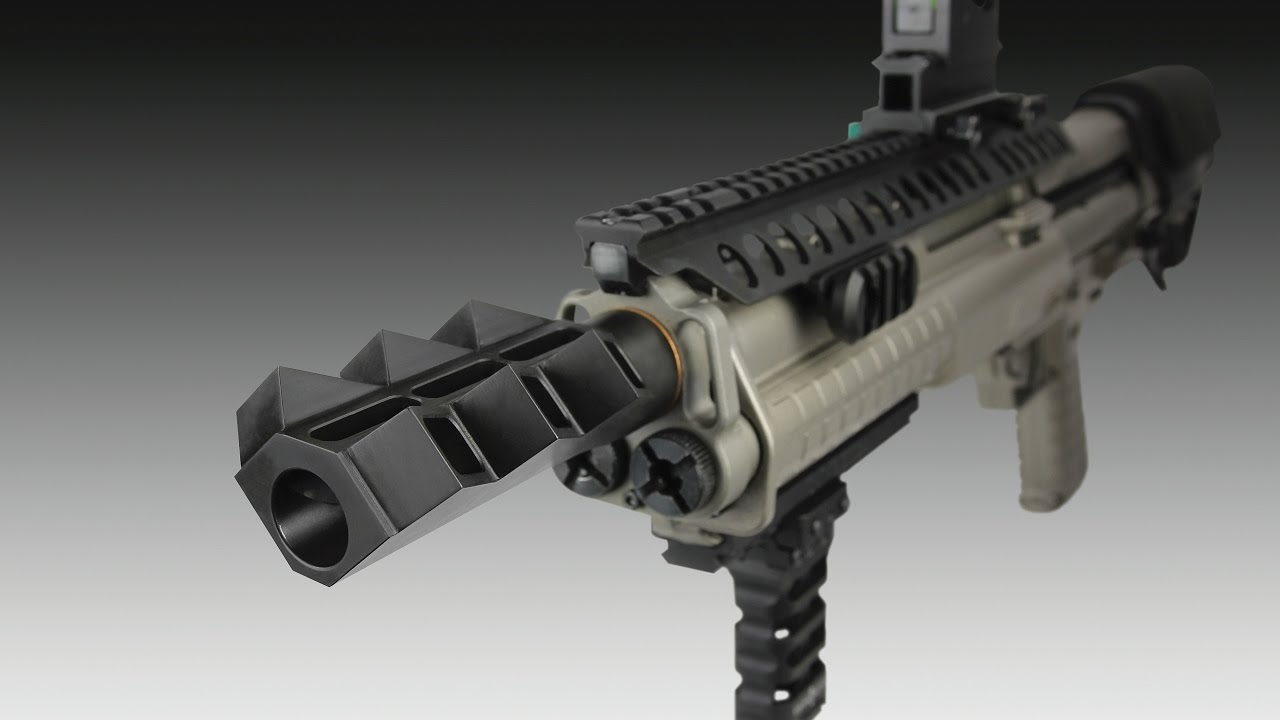 V6 Muzzle Brake Install on the Kel-Tec KSG