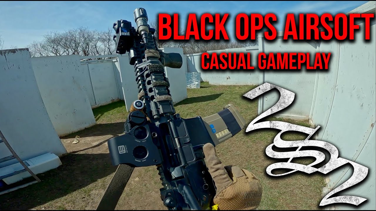 Black Ops Airsoft | Casual Gameplay | Tokyo Marui MK18 Recoil Shock