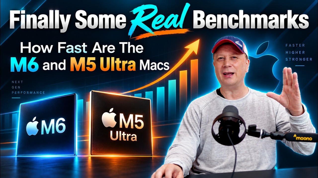 Первые реальные результаты тестов Apple M6 и M5 Ultra