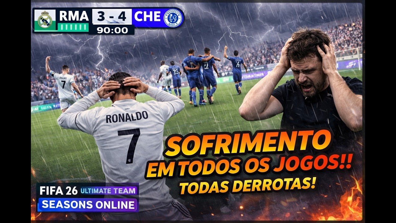 DA 10ª À 1ª DIVISÃO – EP 10 | 😱NUNCA SOFRI TANTO ASSIM😞 #fc26 #fifa #temporadasonline #futebol