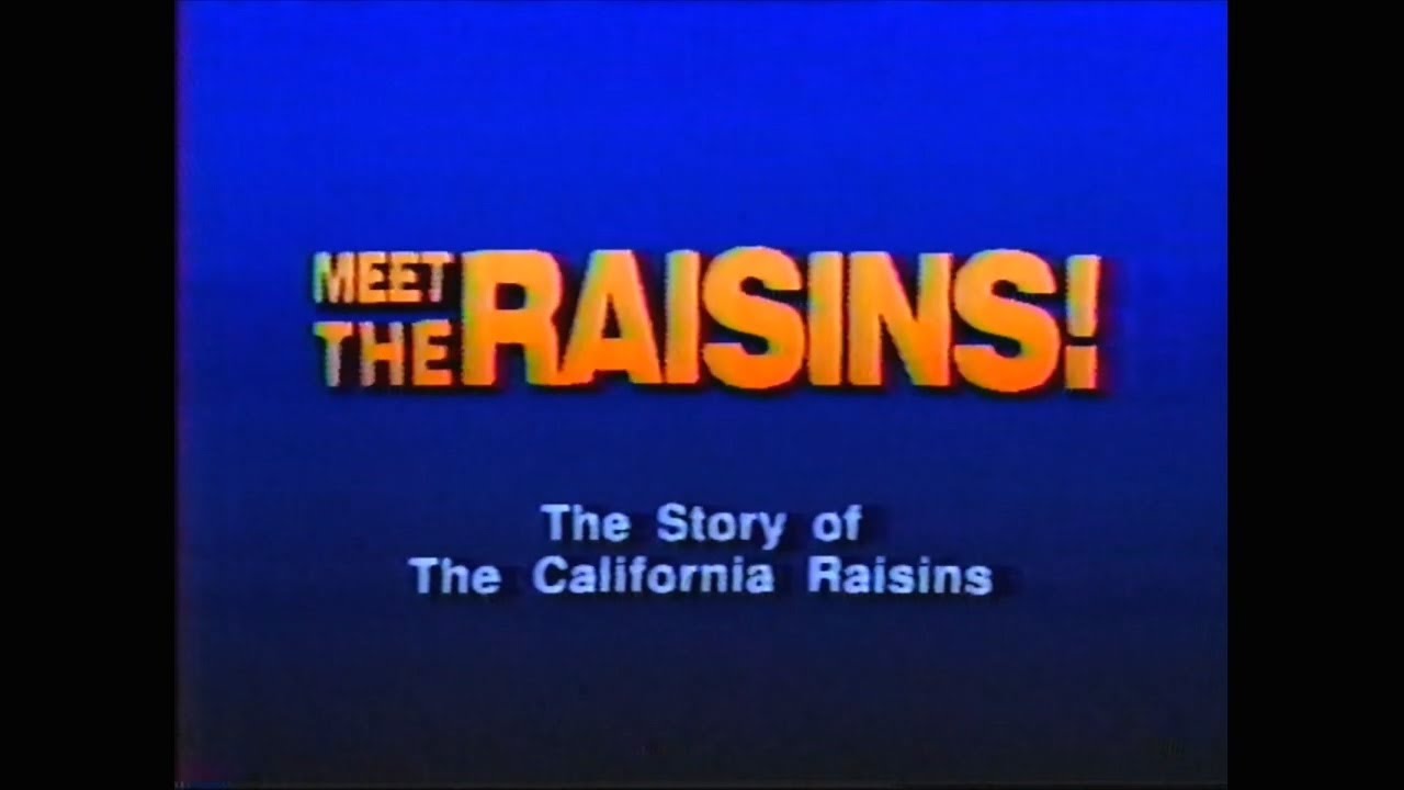 1988 Meet The Raisins The Story of The California Raisins A Claymation Special