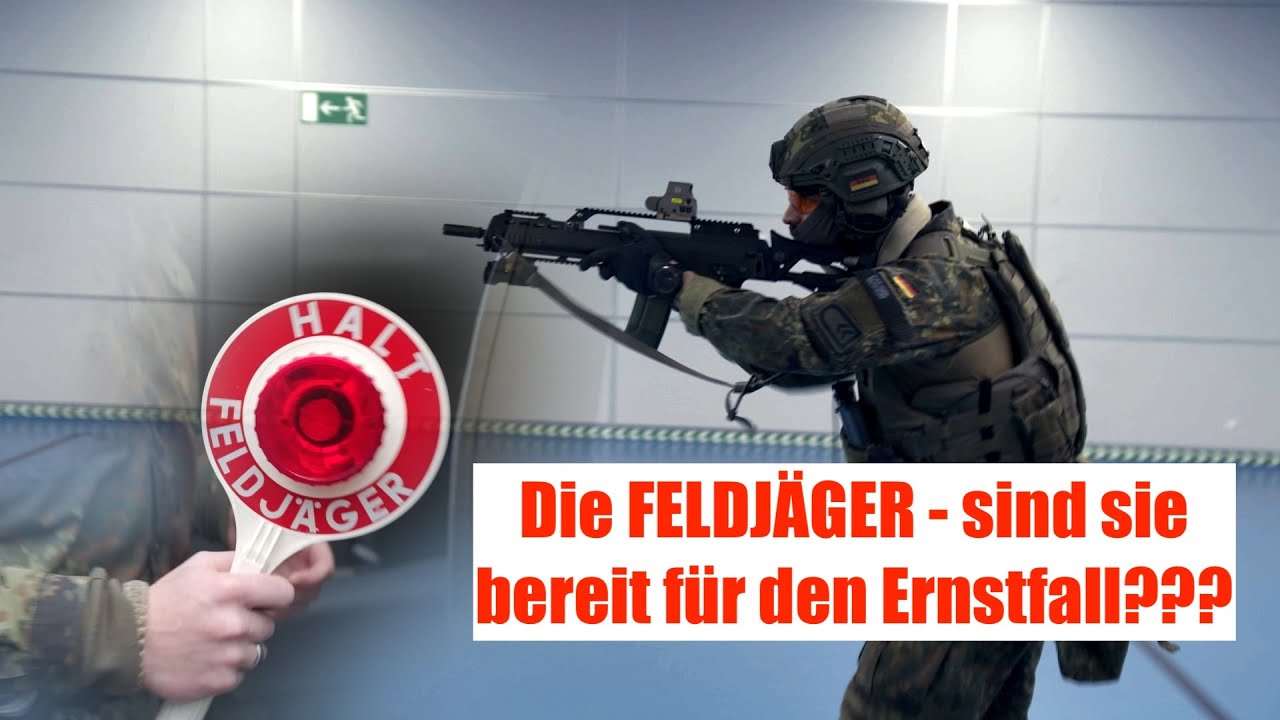 Schießtraining der Feldjäger 