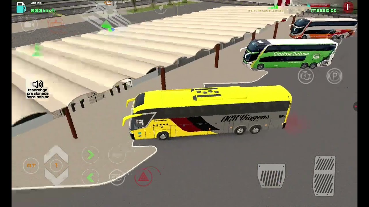 Driver's Jobs Online Simulator. Convoy en buses Mascarello. Mapa de Picos.