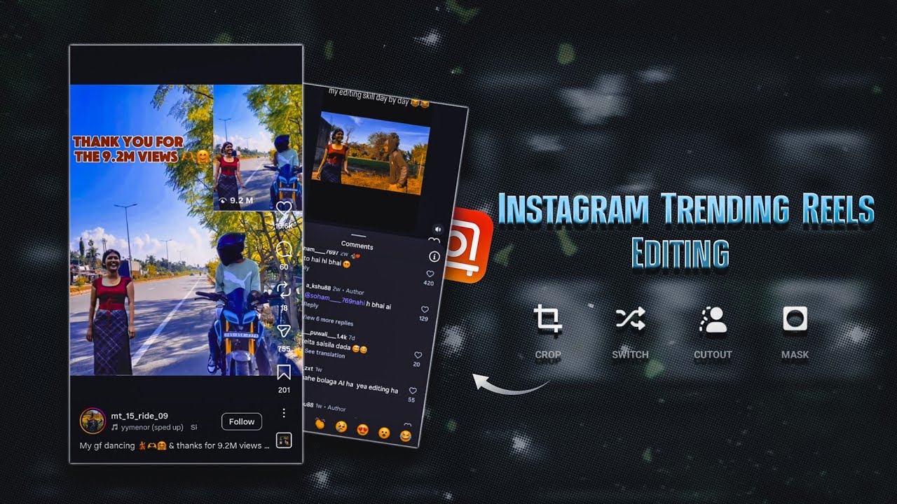 Instagram Trending Reels Editing Inshot | inshot video editing