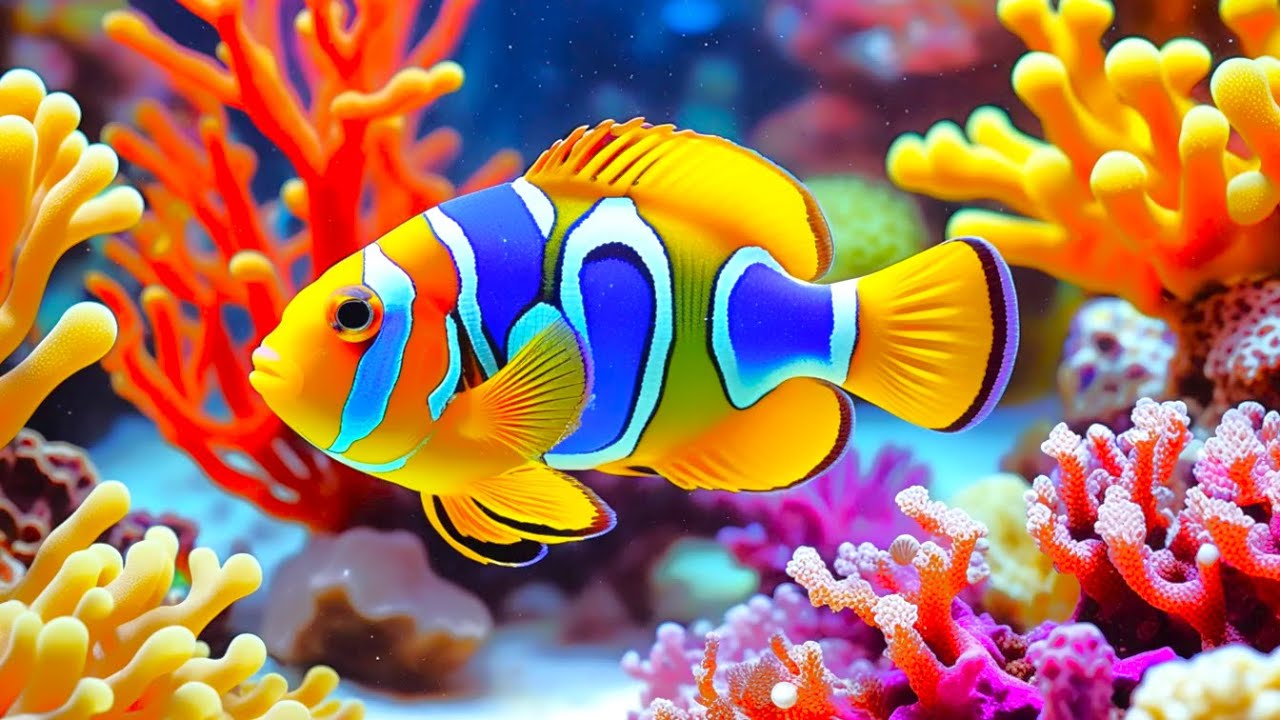 Dive Into Tranquility: A 4K Coral Reef & Jellyfish Escape for Your Mind 🐠