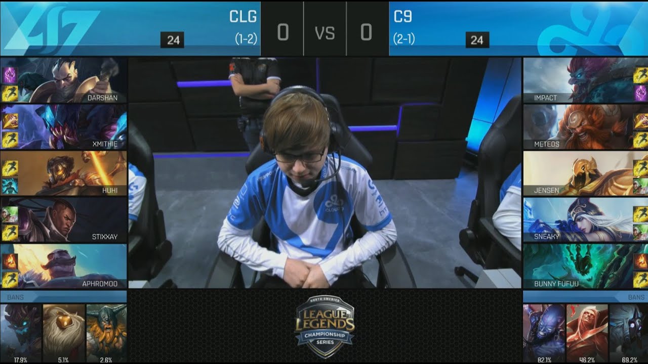 CLG (Aphromoo Braum) VS C9 (Bunny Fufuu Thresh) Game 1 Highlights - 2016 NA LCS Summer W2D3