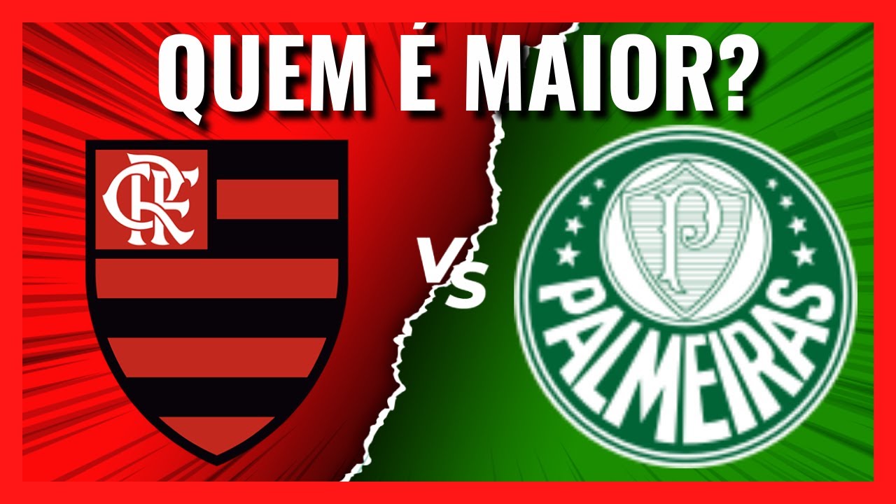 FLAMENGO VS PALMEIRAS, QUEM É MAIOR [Comparativo de Títulos]