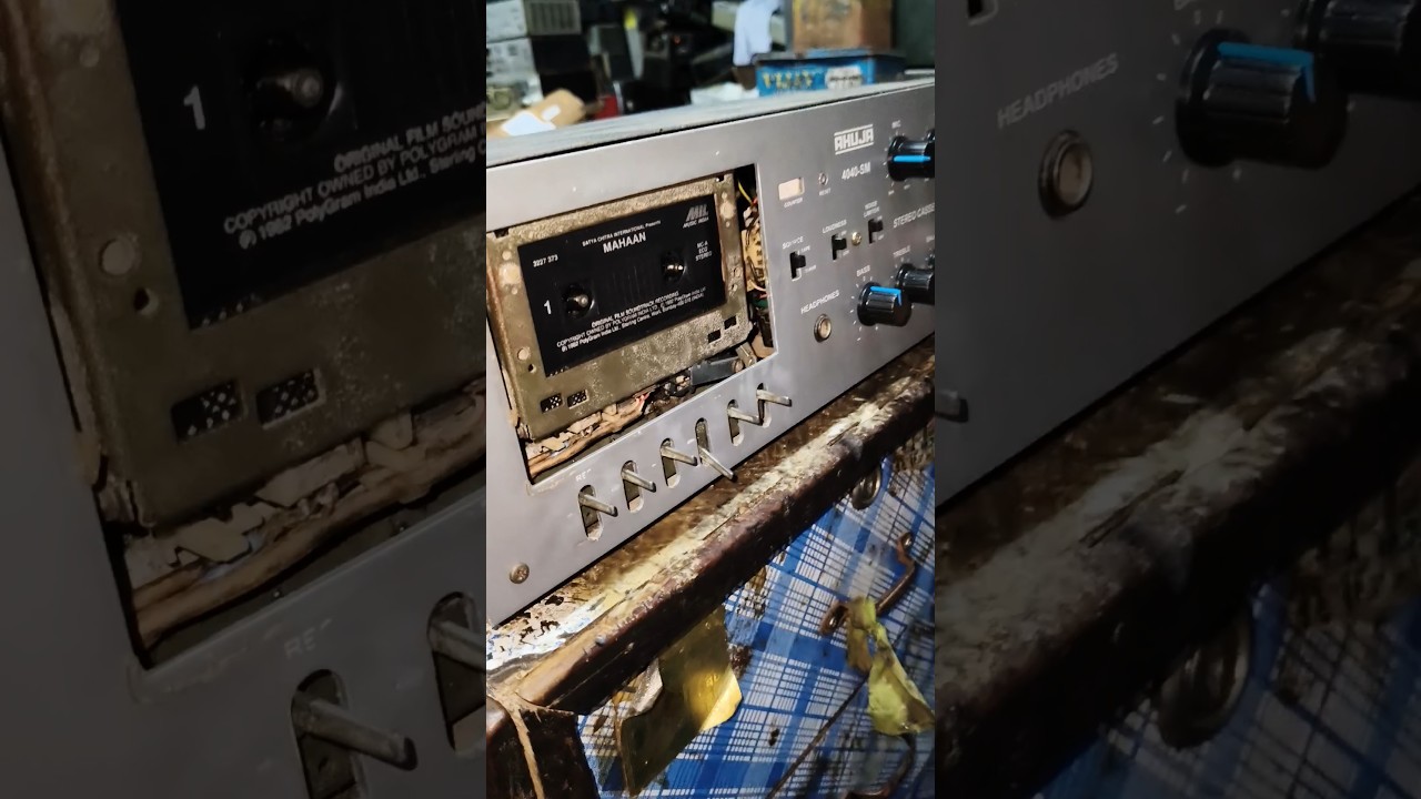 Ahuja 4040sm Cassette Recorder Amplifier Available 👉📱 7742853435 #ahuja #4040sm #4040s #deck #song