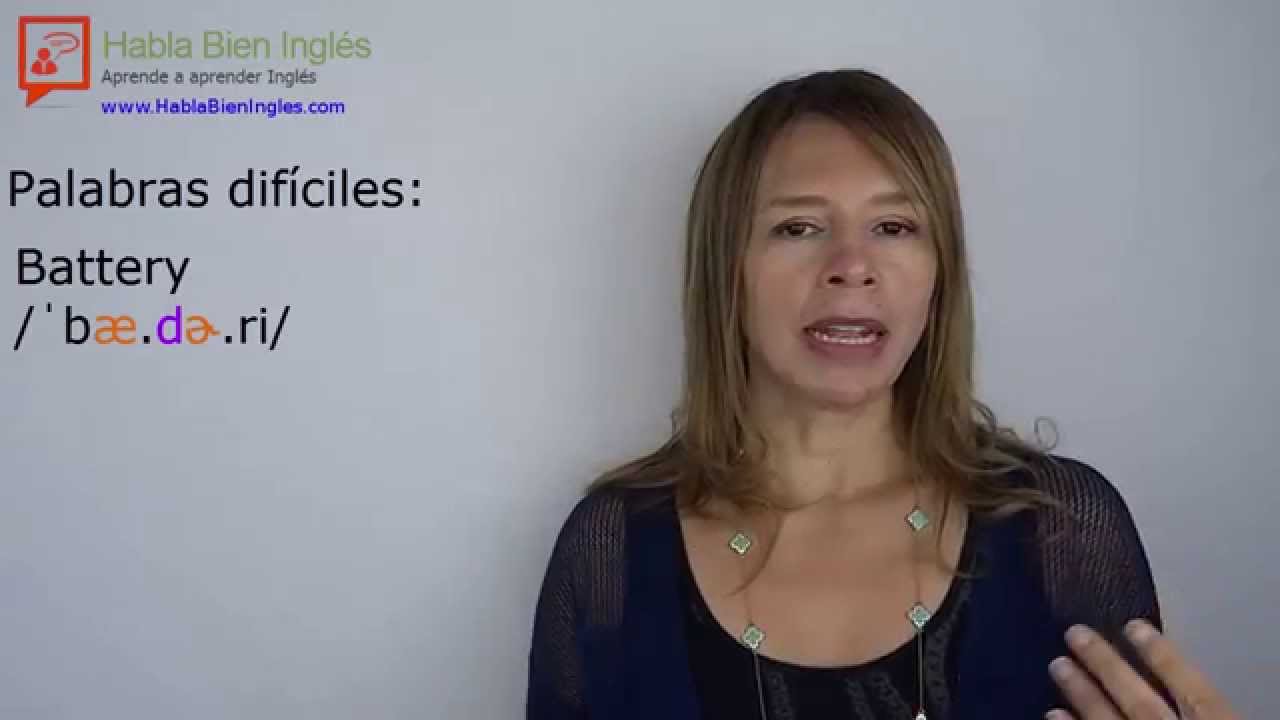 Palabras dificiles: Battery
