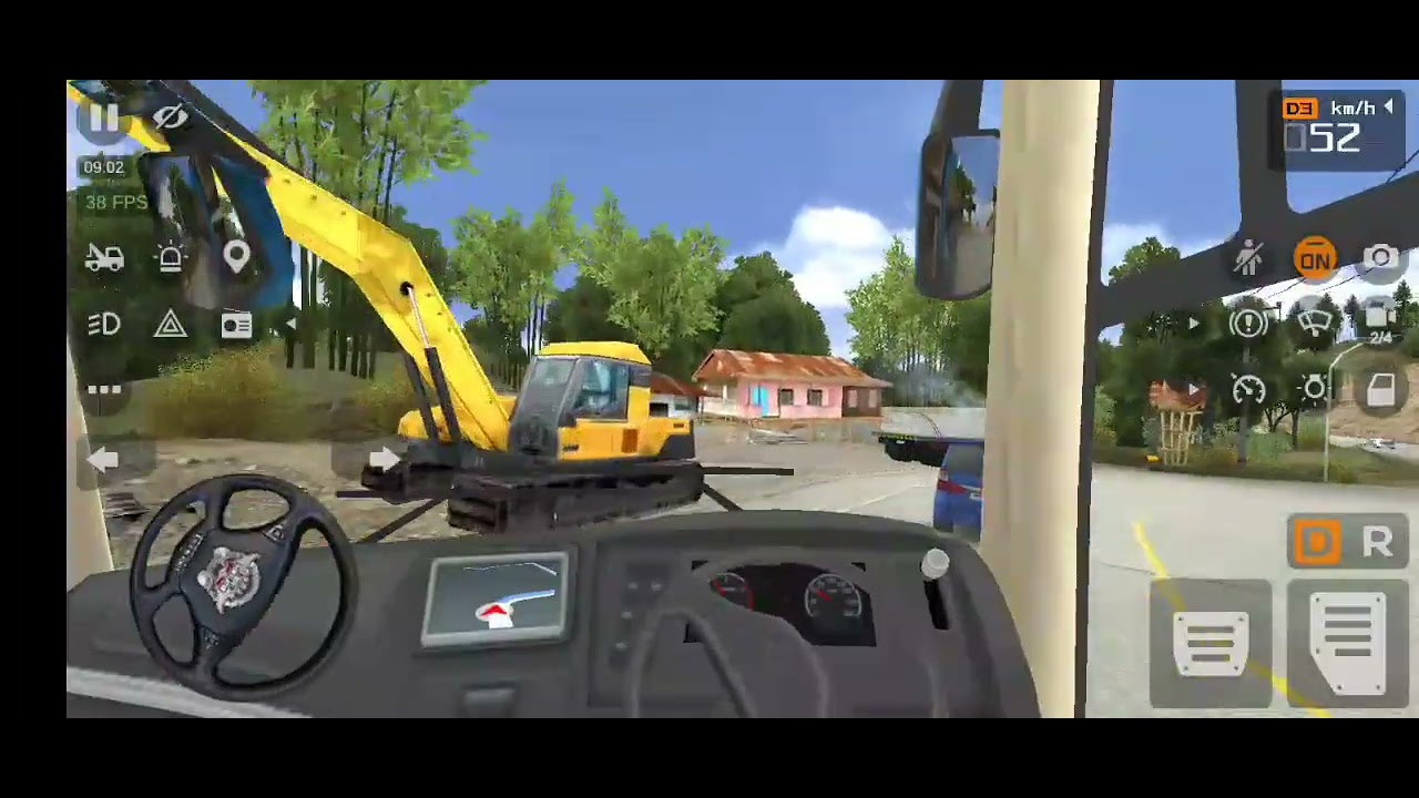 Ruta de carreteras secundarias con curvas cerradas/bus simulator indonesia/#3