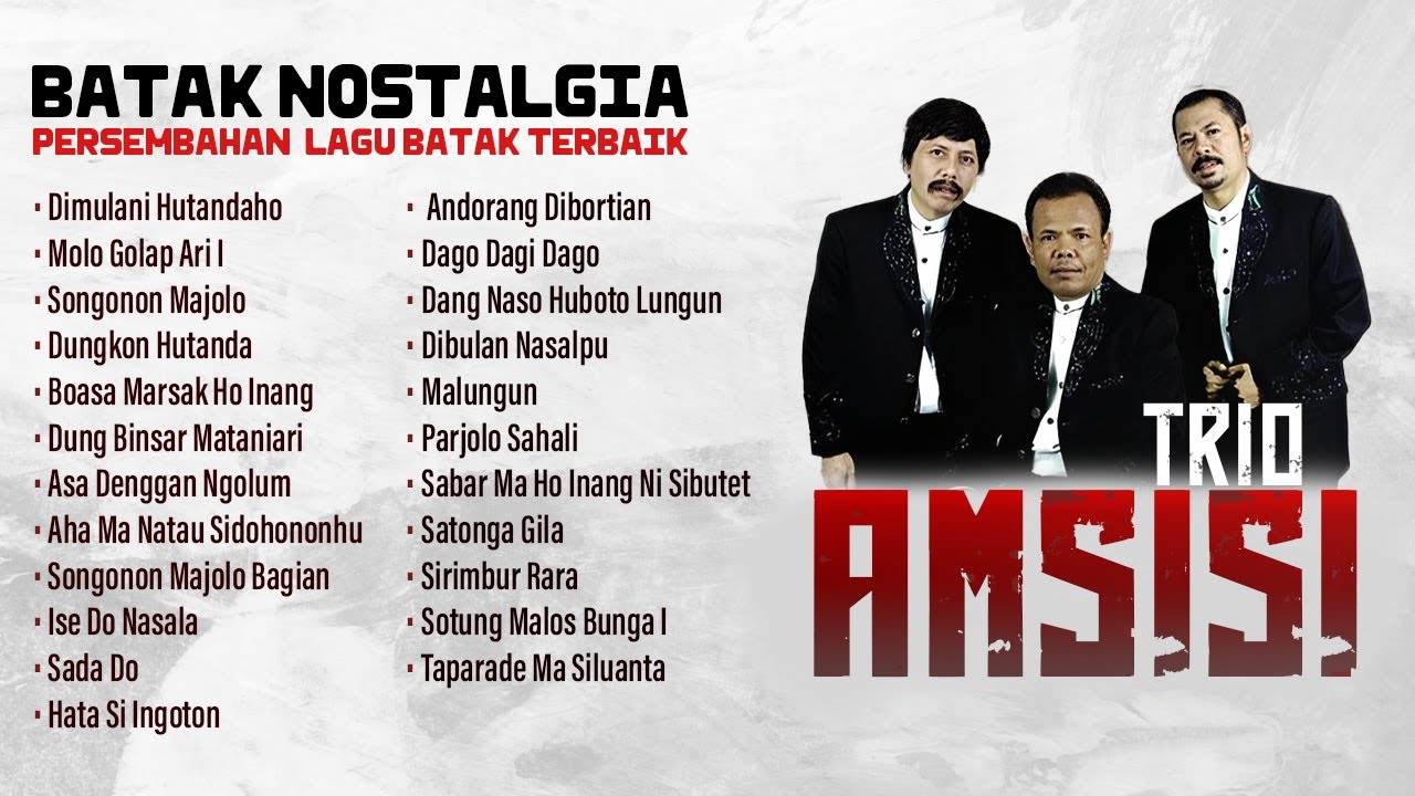Kompilasi Batak Terbaik Trio Amsisi | Lagu Batak Nostalgia Terpopuler Sepanjang Masa 2023