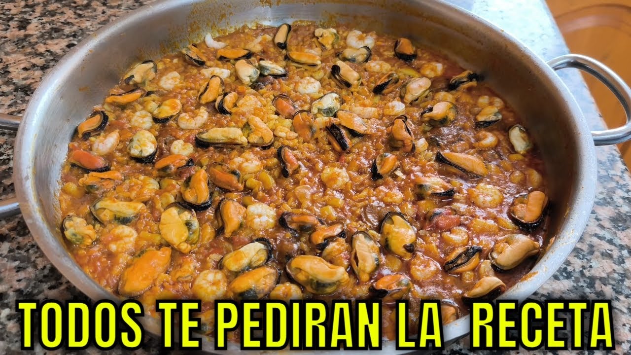 CON ESTE  ARROZ MARINERO TAN SENCILLO TODOS ME ME PIDEN LA RECETA