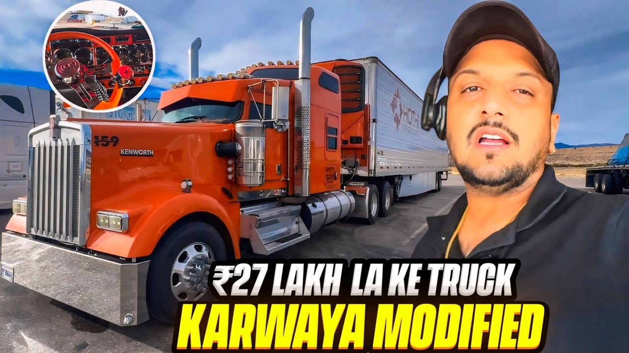 USA 🇺🇲 ਦੇ ਵਿਚ ਮੁੰਡੇ ਨੇ ₹27 ਲੱਖ ਲਾ ਕੇ ਟਰੱਕ ਕਰਵਾਇਆ MODIFY 😍 DALLAS TAXES TO TRACY📍TRUCK  JOURNEY EP-2🤩
