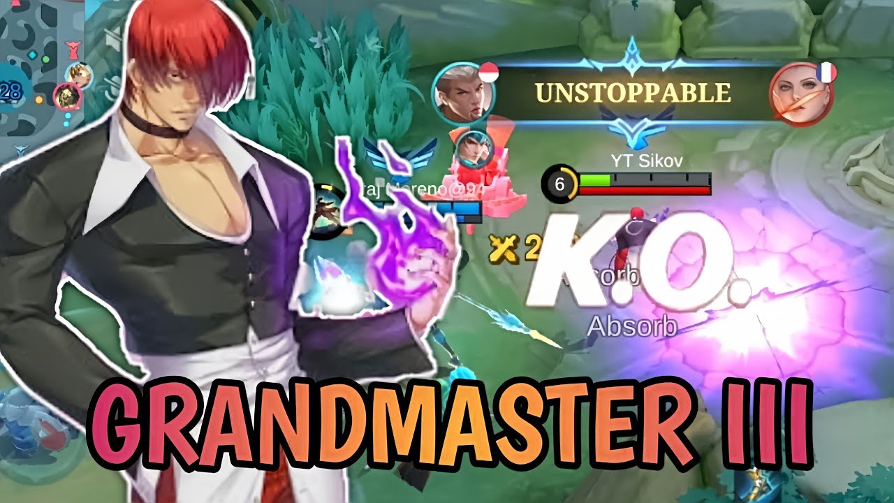 DETIK-DETIK NAIK KE GM 3 MALAH KEBAGIAN ROAM, AUTO PAKAI CHOU ROAM DAMAGE - Mobile Legends 