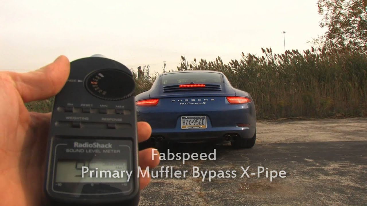 Porsche 911-991 Carrera S Primary Muffler Bypass X Pipe