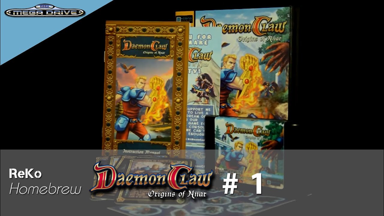 ReKo Homebrew - # 033 - Daemon Claw (Mega Drive) [Teil 1/3] mit @VirtualDimension 