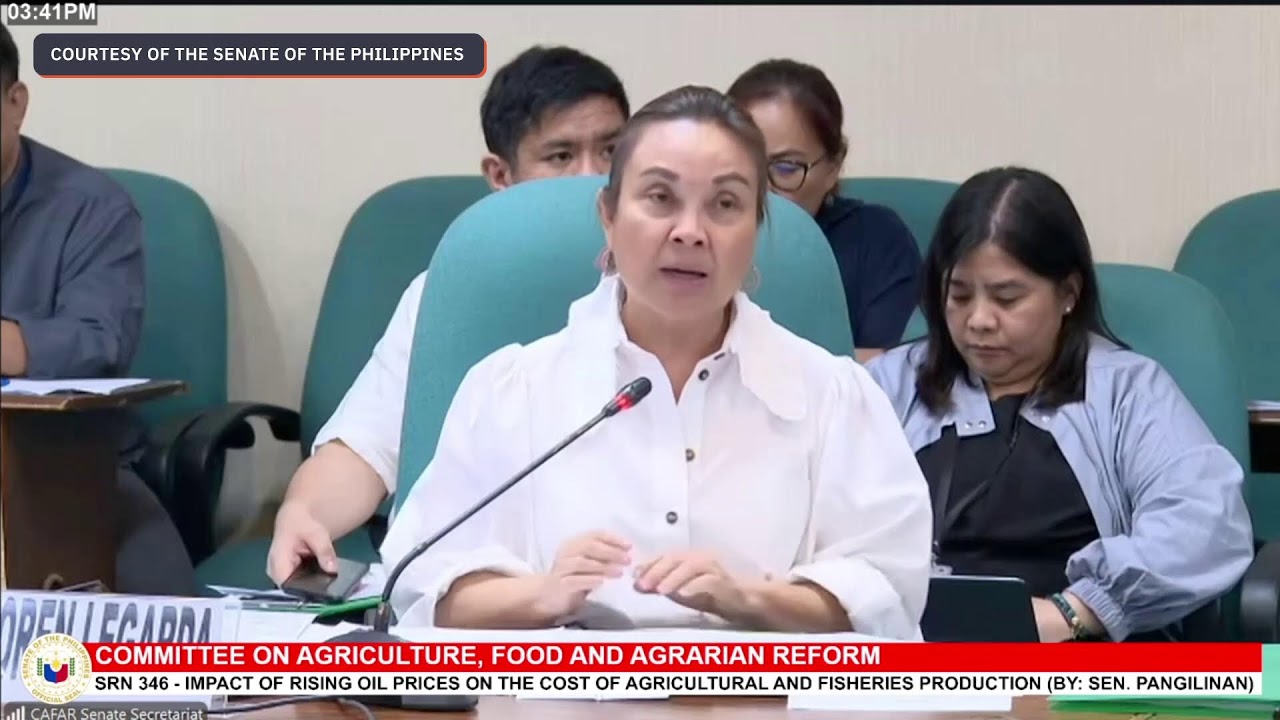 LIVE: Senate hearing on impact of oil price hike on farmers, fishers