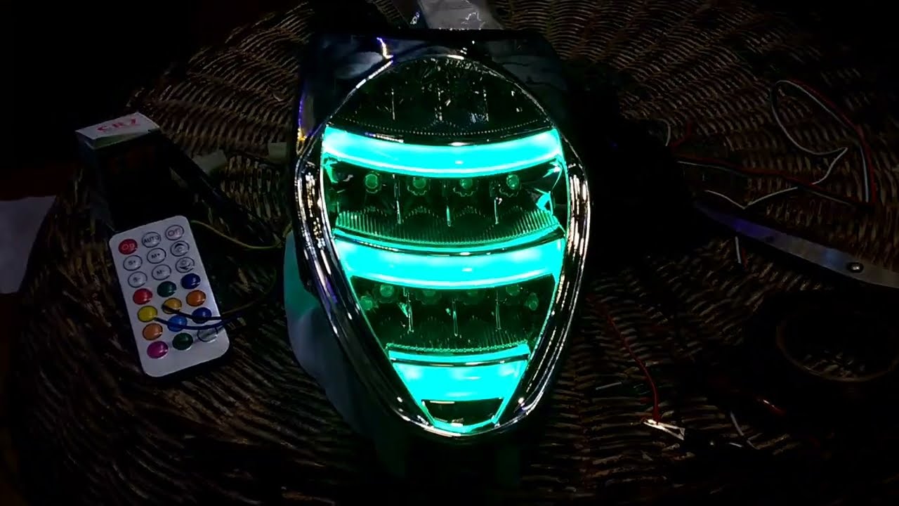PEMASANGAN ALIS  RUNNING DI FINO 125  & ABGRDE WARNA LAMPU JPA FINO 125