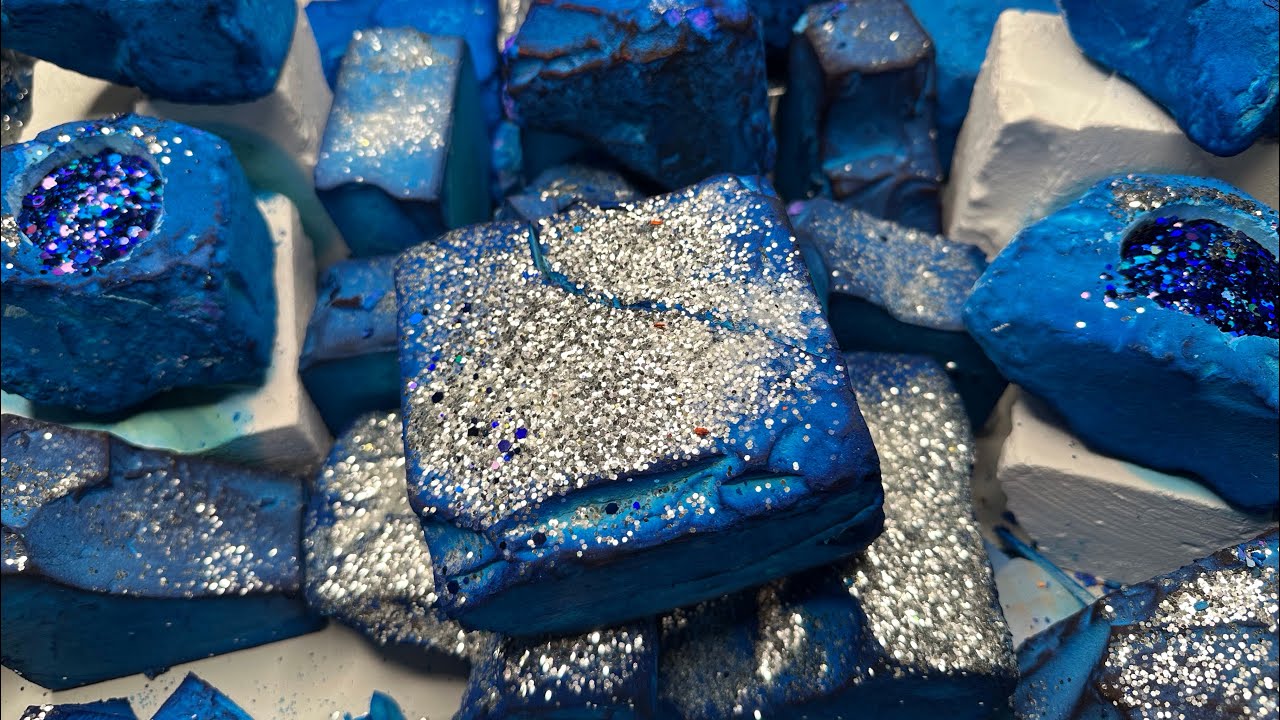 Dyed Blues with Jumbo Blocks