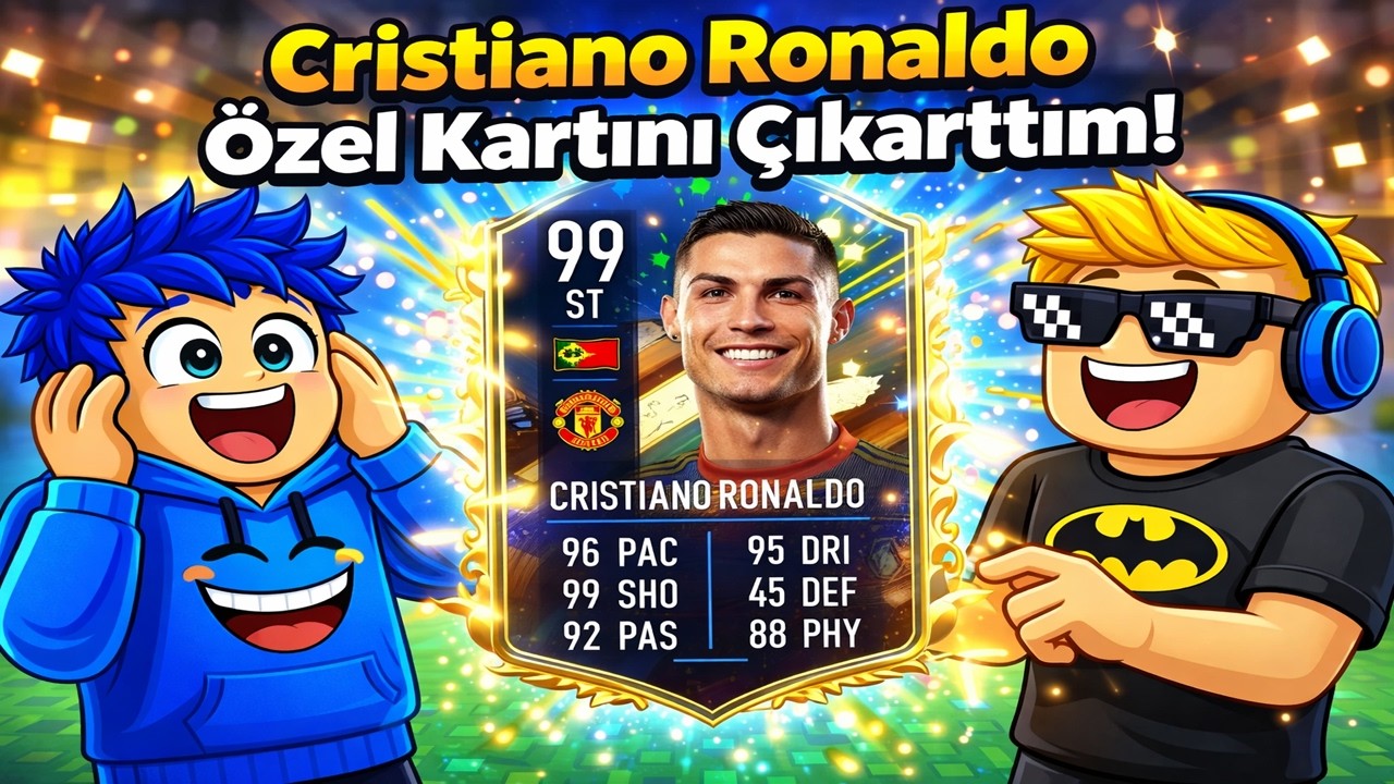 Cristiano Ronaldo Özel Kartını Çıkardım! ⚽ | Roblox