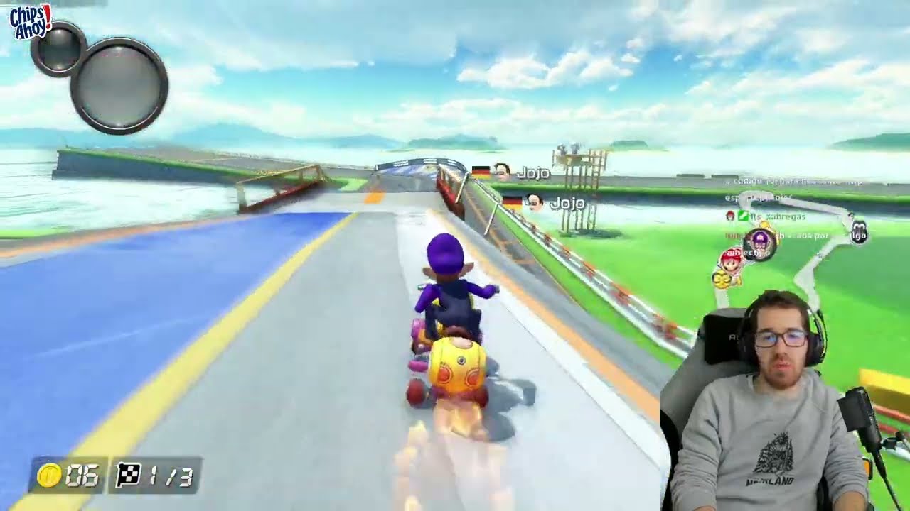 DEI UM RAGE MÁXIMO NO MARIO KART 8