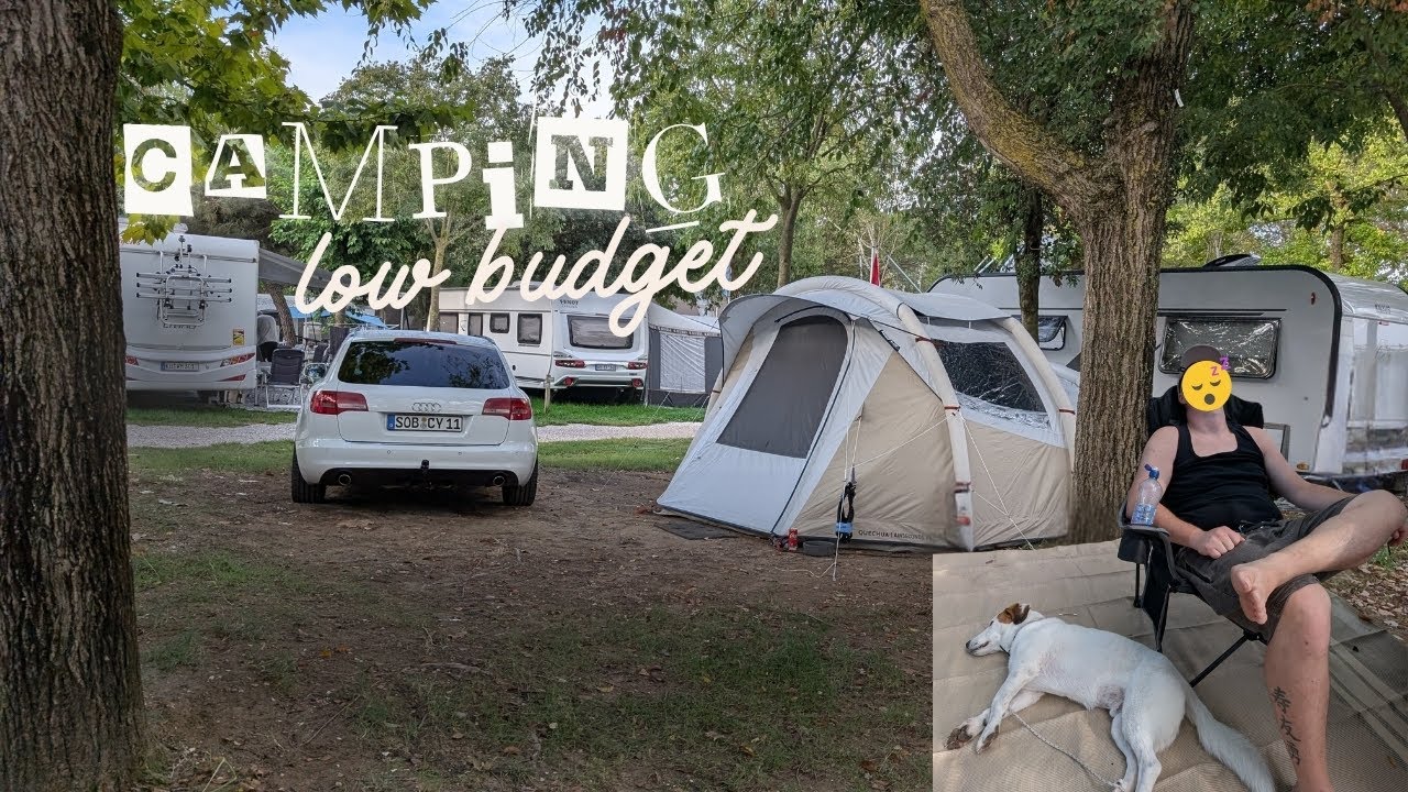 🤩Low Budget Campen. Erste mal im Zelt🤩 (Motovlog #17)