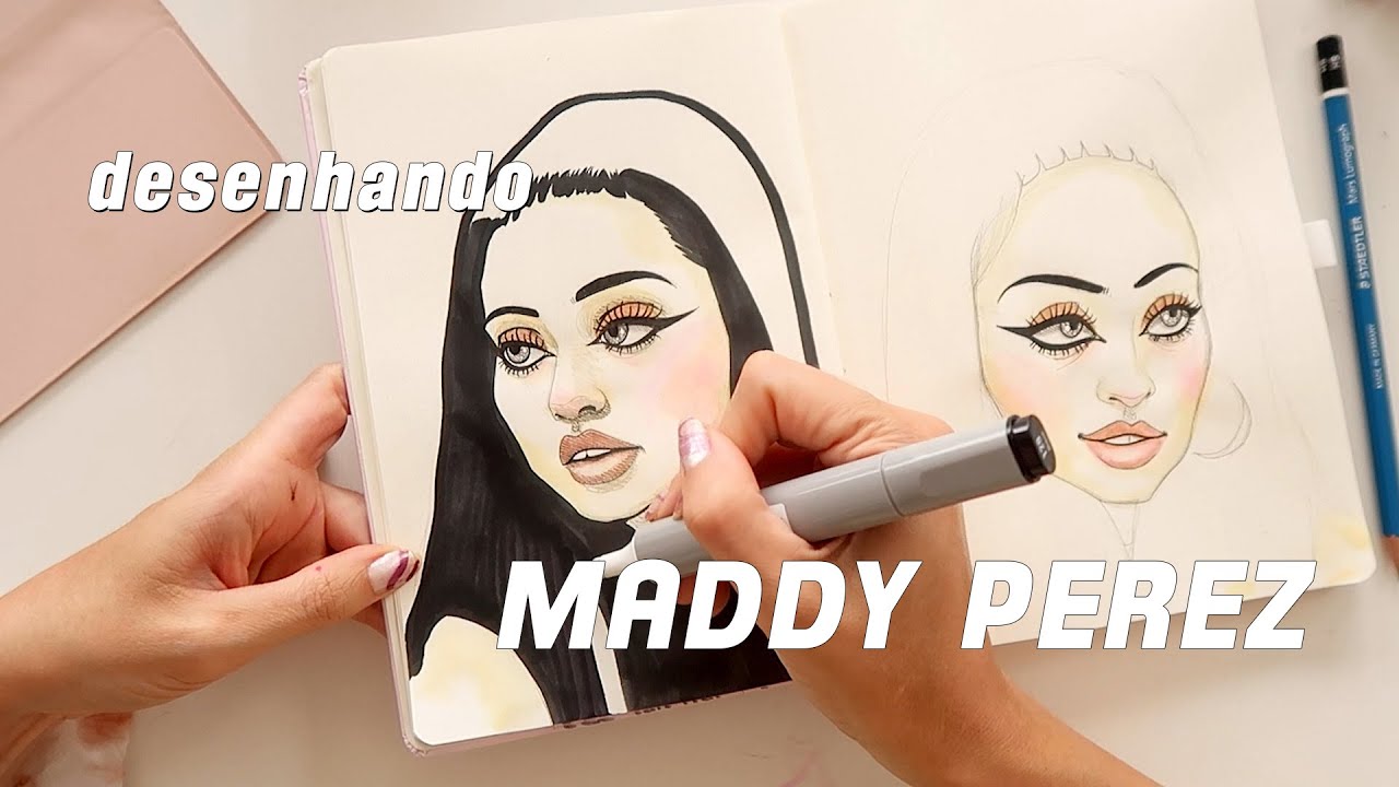 desenhando a Maddy de Euphoria no Art Journal!